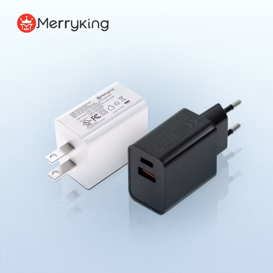 Merryking USB Power Adapter AC DC 5V 2A 2.1A Single/Dual Port USB Wall Charger for Mobile Phone