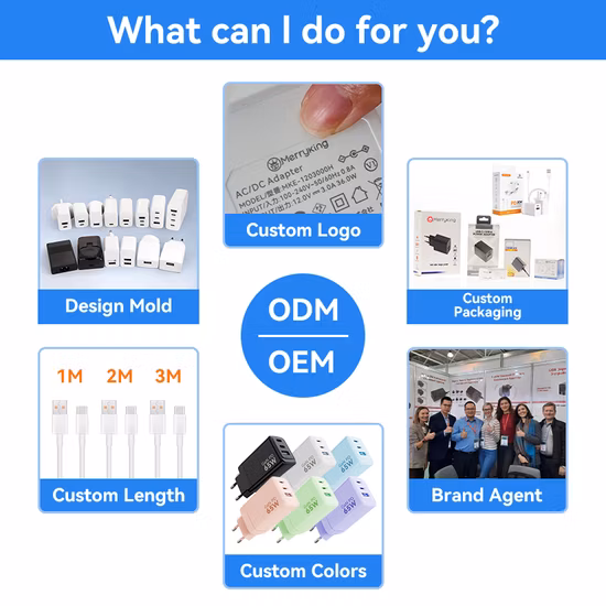 Merryking Adaptateur secteur USB AC DC 5 V 2 A 2,1 A Chargeur mural USB simple/double port pour téléphone portable