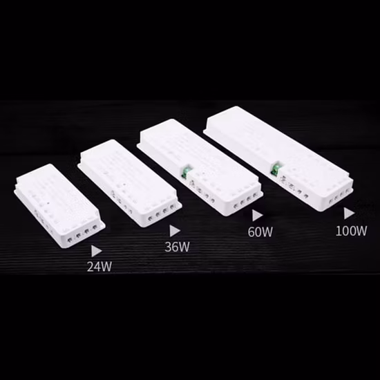 Alimentation électrique à interrupteur fermé pour éclairage d'armoire LED 12V 24V